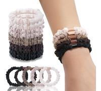 SECRET AROMA 10 coleteros elásticos suaves para cabello grueso o fino