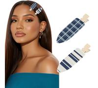 SECRET AROMA Pinzas para el cabello que no se doblan ni se arrugan, pasador para pinza de pico de pato, accesorios de maquillaje sin abolladuras ni arrugas para mujeres y niñas