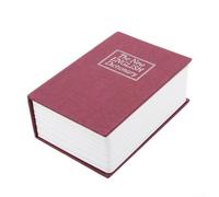 Secret Book Caja de almacenamiento segura con cerradura de combinación, diseño discreto para guardar joyas, llaves, dinero en efectivo y pequeños objetos de valor en casa u oficina, compacta y ligera