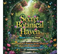 Secret Botanical Haven: An Adult Coloring Book: Hidden Gardens & Peaceful Nature Scenes for Relaxation and Creativity (Mystical Garden Coloring Series)