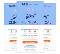 Secret Clinical Strength Invisible Solid Women's Antiperspirant and Deodorant Stress Response, 1.6 Ounce by Secret