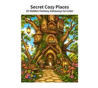 Secret Cozy Places: 25 Hidden Fantasy Getaways to Color (secret cozy series)