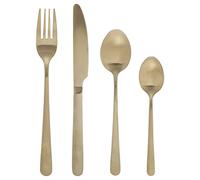 SECRET DE GOURMET SDG-173746 Juego de Cubiertos de 24 Piezas de Acero Inoxidable Oro