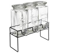 Secret de Gourmet - Moderno dispensador de madera 3 x 1,5 l