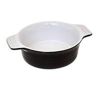 SECRET DE GOURMET Plato de cerámica para hornear, Ø 13 cm, color rojo, color: Schwarz