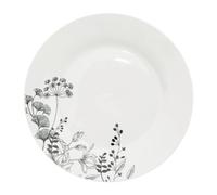 Secret de Gourmet - Servicio "floral" blanco de 18 piezas