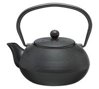 Secret de Gourmet - Tetera (hierro fundido, 600 ml, 16 x 14 x 9 cm), color gris