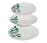 Secret de Gourmet - Vajilla de porcelana "vegetal" de 18 piezas