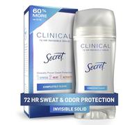 Secret Desodorante y antitranspirante de fuerza clínica para mujeres, sólido invisible, completamente limpio, 2.5 onzas
