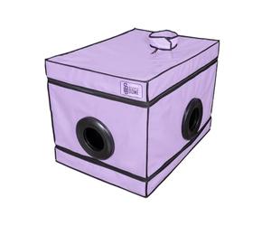 Secret Dome - La Niche Cabina Privada Portátil "Purple Edition" 85 x 60 x 60 cm | Espacio Discreto para Uso Personal