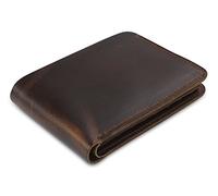Secret Felicity Hombre 100% Piel Bifold Cartera, completamente hecho a mano (sf1001)