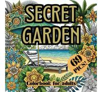 SECRET GARDEN - Colorbook for adults: A Unique Coloring Book for Adults: Relax with 69 Beautiful Mandala gardens Designs and Patterns. Perfect as Gift ... for Relaxation & Stress, Anxiety Relief