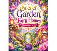 Secret Garden Fairy Homes Coloring Book: A Cozy Fantasy Coloring Book for Adults Featuring Enchanted Cottages, Magical Fairy Houses, Whimsical ... Homes, and Stress-Relieving Relaxation Scenes