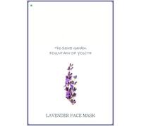 Secret Garden - Mascarilla facial de lavanda orgánica, 100 g