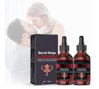 Secret Happy Drops Pleasurepeak Oral Drops,Gotas Happy Hormones para hombres, Secret Happy Drops for Her,Oost Energy Levels, Promoting Relaxation, Promoting Improved Blood Flow (2PC,M)