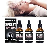 Secret Happy Drops Pleasurepeak Oral Drops,Secret Happy Drops for Her,Secret Happy Drops Leads The Way,Oost Energy Levels, Promoting Relaxation, Promoting Improved Blood Flow (3 PCS)