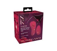 Secret Kisses Rosegasm Rose Surprise Panty Vibe Vibradores Red 8,9 Cm