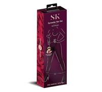 Secret Kisses Rosegasm Spreader Bar Conjunto Con Puños En El Tobillo Black One Size