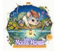 Secret Mouse Homes Coloring Book: Cute Mice Living Secret Lives in Cozy Botanical Forest Scenes Behind Broken Walls for Adults and Teens (Cozy ... Woodland Worlds One Magical Page at a Time)
