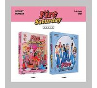 Secret Number Fire Saturday 3rd Single Album Normal 2 Type Set CD+1p Poster+PhotoBook+Tazo+Señal de puert 1p Pegatin 2p PhotoCard+Message PhotoCard Set+Tracking Kpop Sellado