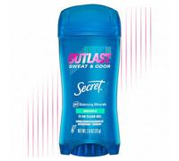 Secret Outlast - Desodorante (2 unidades, 76 g, protección 48 h, gel transparente sin scender)