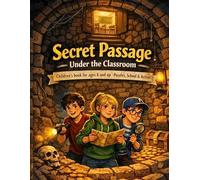 Secret passage under the classroom: Children's book for ages 8 and up | Puzzles, school & action