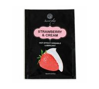 Secret Play 2 en 1 Lubricante y Aceite Fresas con Nata 10ml