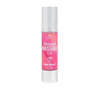 SECRET PLAY - Aceite de Masaje Erótico con Textura Sutil y Deslizante | Hidratante para la Piel y Aromático | Perfecto para Masajes Sensuales | Aroma Pétalos Rosas | 50 ml