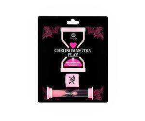 SECRET PLAY - Chronomasutra Hetero | Dado de Posturas Kamasutra y Reloj de Arena | Juego Erótico para Parejas que Quieren Romper la Rutina y Añadir Diversión
