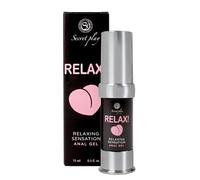 SECRET PLAY - Gel Relajante Anal para Sexo Seguro y Placentero "Relax!" | Sensación de Elasticidad y Relajación | Larga Duración | Ingredientes Naturales | Envase Airless 15 ml