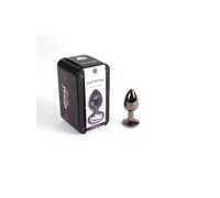 Secretplay - gunmetal butt plug talla s 7 cm