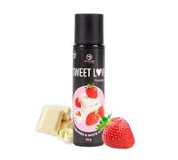 SECRETPLAY GEL SWEET LOVE FRESA Y CHOCOLATE BLANCO 60 ML