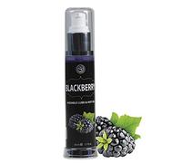 SECRET PLAY - Lubricante con Efecto Calor & Aceite de Masaje 2 en 1 | Textura Sedosa para Juegos de Pareja | Sensación Estimulante y Comestible | Sabor Mora | 50 ml
