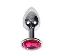 SECRET PLAY - Plug Anal | Juguete Erótico para Estimulación Sensorial | Plug Ergonómico de Silicona Suave con Base de Seguridad | Accesorio Íntimo para Principiantes y Parejas | Tamaño M | Fucsia
