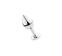 Secretplay plug anal aluminio transparente 7cm