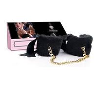 Secret Play S188 Esposas de pelo estilo bisón con tiras de raso, 200 gr