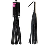 Secret Play S286, Látigo de Cuero Blister, Negro, 55 cm