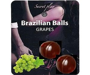 Secret Play S332, Bolas Brasileñas con aromas de Uva, Pack de 2