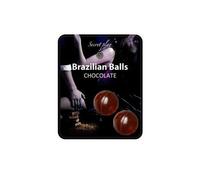 Secret Play Set 2 Brazilian Balls Aroma Chocolate 8gr
