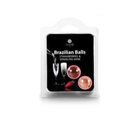 Secret Play Set 2 Brazilian Balls Aroma Fresa Cava 8gr