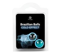 SECRET PLAY - Set 2 Brazilian Balls Efecto Frío | Aceite para Masaje Aromático | Efecto Frío | 2 Unidades