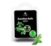 SECRETPLAY BRAZILIAN BALLS MENTA SET 2 BOLAS