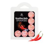Secret Play Set 6 Brazilian Balls Triple Efecto