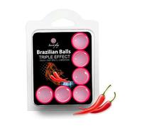 Secret Play Set 6 Brazilian Balls Triple Efecto