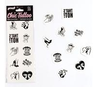 SECRET PLAY Set De 10 Tattoos Temporales - Diseño Creativo Para Expresión Personal