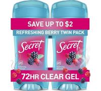 Secret Scent Expressions so Very Summer Berry Clear Gel Women's Twin Antiperspirant and Deodorant, 5.2 Ounce by Secret