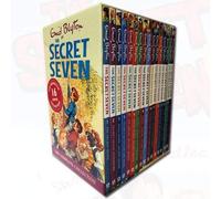 Secret Seven 7 Library 15 Book Box Set Enid Blyton Fun for Look out Puzzle for Fireworks Shock for Good Old Good Work Win Through Three Cheers Mystery Adventure on the Trail Well Done Go Ahead