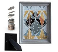 Secret Storage - Marco de fotos oculto con compartimento seguro para objetos de valor, organizador oculto para dinero en efectivo, joyas, llaves, unidades USB y objetos pequeños, ideal para oficina