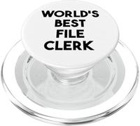 Secretario de Archivos Divertido - El Mejor Empleado de Archivos del Mundo PopSockets PopGrip para MagSafe