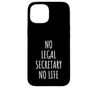 Secretario Jurídico Hombres Mujeres Oficina Jurídica Administración Secretario del Tribunal Legal Carcasa para iPhone 15